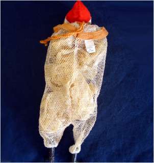 1920s Mesh Netting Santa Claus Candy Container  