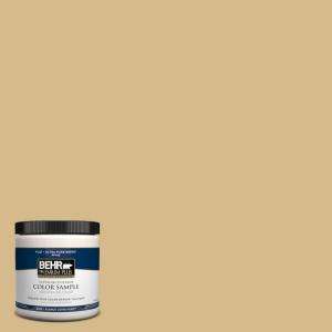 BEHR Premium Plus 8 oz. Camel Interior/Exterior Paint Tester # 350F 5 