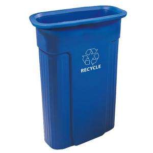Toter 23 gal. Rectangular Recycle Container with Recycle Symbol 0REC21 