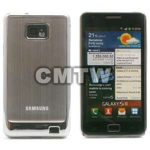BRUSHED ALUMINUM METAL HARD CASE COVER SHELL FOR AT&T SAMSUNG GALAXY 