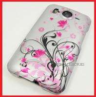 HTC INSPIRE 4G AT&T PINK VINE HARD COVER CASE ACCESSORY  