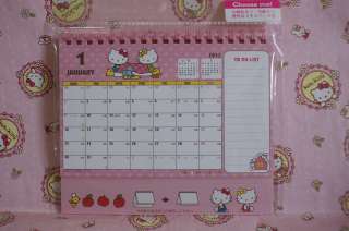 2012 Sanrio Hello Kitty Japan Table Desktop Calendar B Latest  