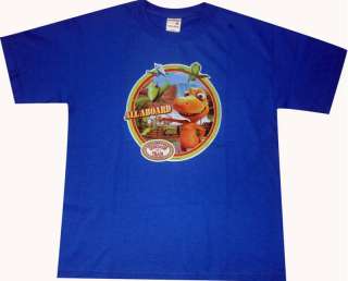DINOSAUR TRAIN ALL ABOARD T SHIRT Kid and Youth Sizes  