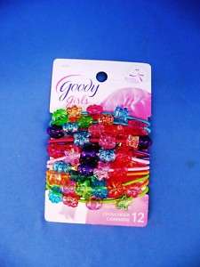 Goody Girls 12pk Multi Colored Ponytailers Charms 32033  