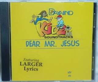 Dear Mr. Jesus NEW Kids Christian Accompaniment CD  