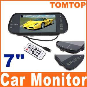 TFT LCD Color Car Rearview Monitor W/ SD USB MP5 FM  