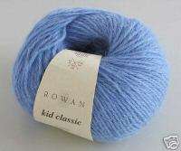 Rowan Kid Classic Wool Mohair Yarn # 818 Blue   Merry  