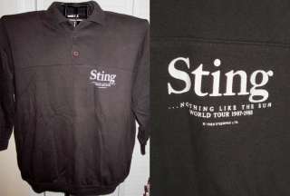 Sting Nothing Like vintage tour sweatshirt 1987 88  