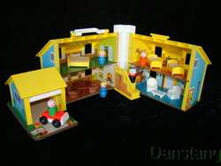 FISHER PRICE Little People 1969 Play Family House #952  