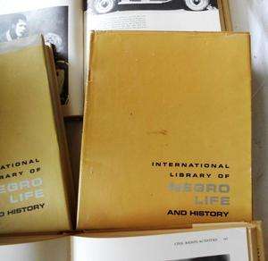 INTERNATIONAL LIBRARY OF NEGRO LIFE & HISTORY   4 BOOKS  