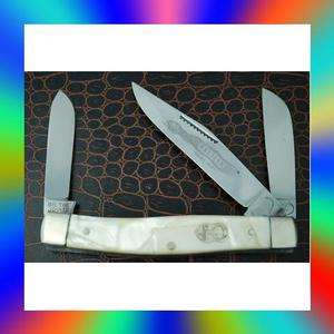   CREEK RATTLER CRACKED ICE STOCKMAN KNIFE HAND MADE SOLINGEN GERMANY