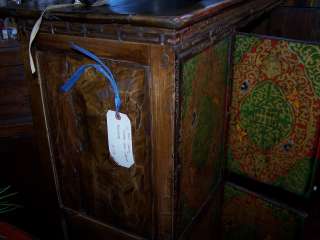 Tibetan Antique Painted Cabinet  