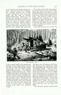 1898 Antique Magazine Article, HUNTING IN THE WOODS OF MAINE 