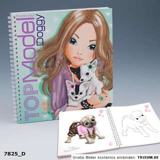 DOGGY Hunde Malbuch von Depesche Create your Top Model * 7825  