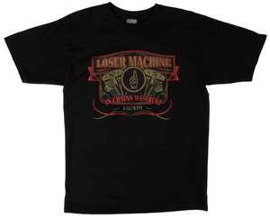 Loser Machine Clothing Shovelhead Graphic T Shirt   Black   FREE 