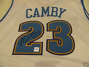 Marcus Camby Signed Denver Nuggets Authentic Jersey  