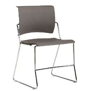  Balt Urbana Gray Plastic Stacking Chair
