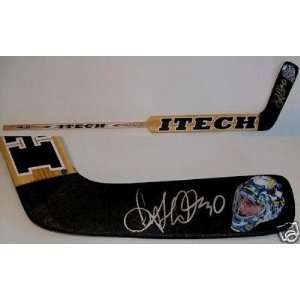  Ryan Miller Autographed Hockey Stick   Goalie Usa Sports 