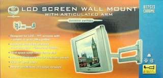 BT7513 10 23 LCD TV DOUBLE ARM TILT WALL MOUNT, SILVER  
