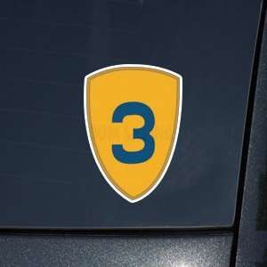  Army 3rd Cavalry Division 3 DECAL Automotive