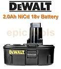 Genuine Dewalt DE9095 18v Drill Battery 2.0Ah NiCd NEW