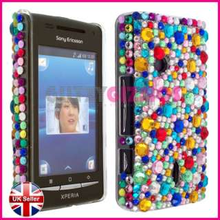 BLING DIAMOND CRYSTAL GLITTER CASE COVER FOR SONY ERICSSON XPERIA X8 