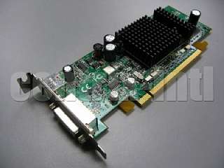ATI Radeon X600 128MB PCIe Video Card Low Profile PCI Express DVI TV 