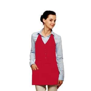  DayStar 332 Vest Apron w/Pockets   Red   Embroidery 
