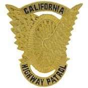 CALIFORNIA HIGHWAY PATROL CHP MOTORCYCLE POLICE BADGE  