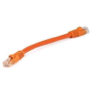  0.5FT Cat6 550MHz UTP Ethernet Network Cable   Orange 