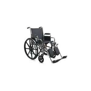 Excel 3000 Wheelchair w/ Desk Legnth Removable Arms and Elevating Foot 