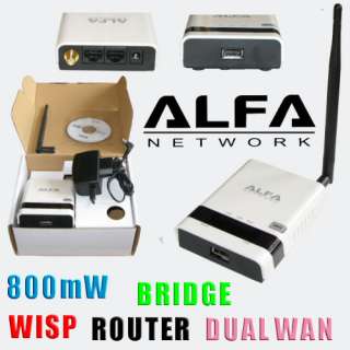   AWUS036h extender ALFA ROUTER 3G 800mW 150Mbps 5dBi R36