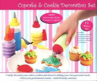   NEW 11 PIECE CUPCAKE & COOKIE DECORATION SET CAKE BAKE