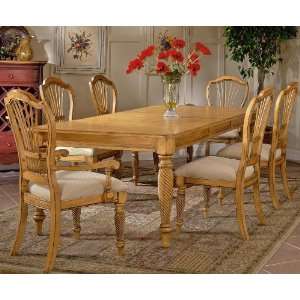  Hillsdale Furniture Wilshire Pine 5 Piece Rectangle Dining 