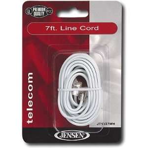  Jensen 7 Line Cord   White Electronics