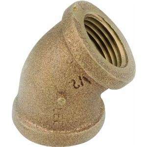  Anderson Metals Corp Inc 38107 12 Red Brass 45 Elbow