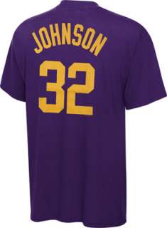 Magic Johnson Big & Tall Los Angeles Lakers Name and Number T Shirt 