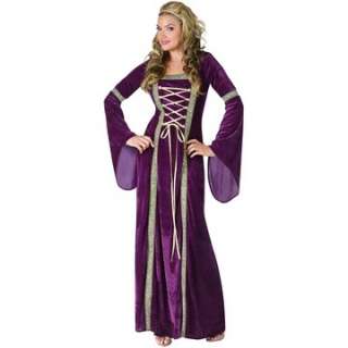 Renaissance Lady Adult Costume   Includes gown. Does not include 