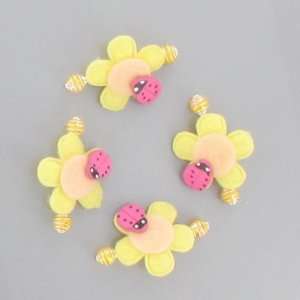  Yellow / Baby/ Toddler /Girl Flower Shaped Hair Clip (1941 