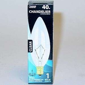  40 Watt Candelabra Base Chandelier Light Bulb