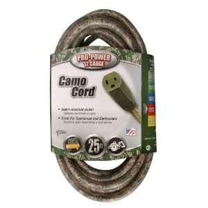  Coleman Cable 02597 12/3 25 Foot Outdoor Camouflage Cord 