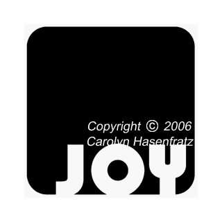  Cutout Joy Unmounted Rubber Stamp Arts, Crafts & Sewing