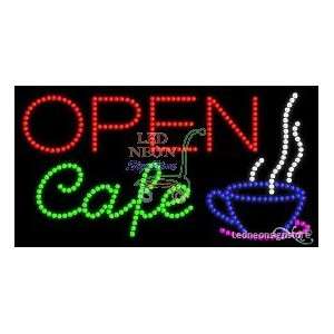  Open Cafe LED Sign