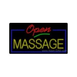  Massage Open Outdoor LED Sign 20 x 37