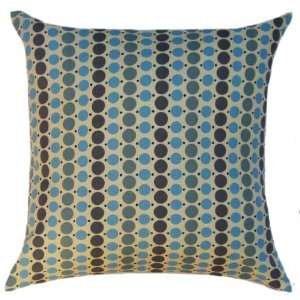 Dottie Porch Blue Polka Dot Throw Pillow (Insert Sold Separately 
