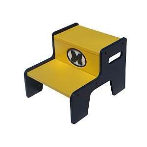    Fan Creations Michigan Wolverines Two Step Stool