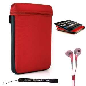 com RED High Quality Hard Nylon Cube Carrying Travel Case For Verizon 
