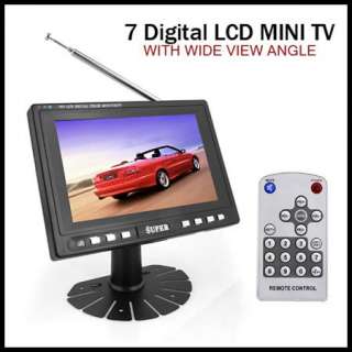 LCD Color Screen TV AV VGA Car Rearview 169 Monitor  