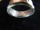 Q11 1964 Washington Quarter 90% Silver Coin Ring Size 4.0 Hand Crafted 
