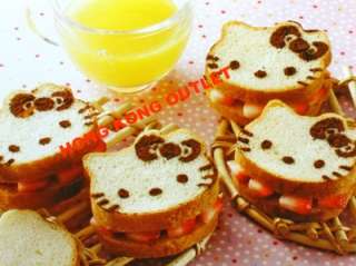 Sanrio Hello Kitty Bread Baking Mold with Stencil Set